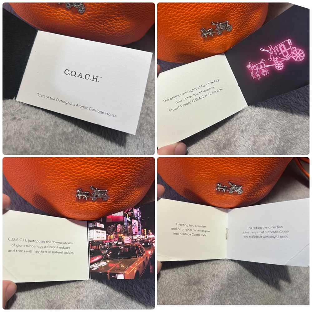 Coach x Stuart Vevers C.O.A.C.H. Neon Collection Bucket Bag - Rare - Picture 14 of 16